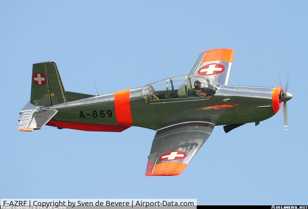 F-AZRF, Pilatus P3-05 C/N 507-56, Owner and Pilot: Raymond FRAPPOT