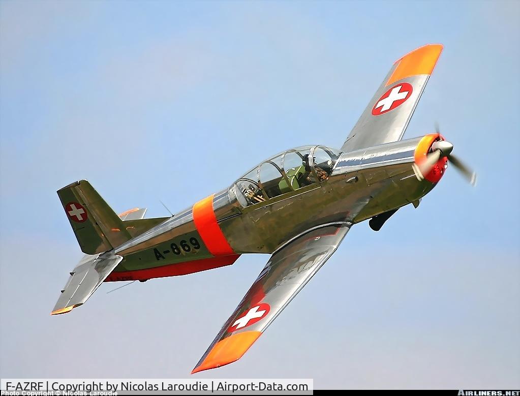 F-AZRF, Pilatus P3-05 C/N 507-56, Owner and Pilot: Raymond FRAPPOT