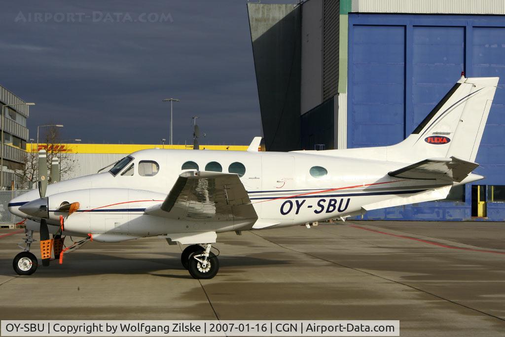 OY-SBU, 1978 Beech C90 King Air C/N LJ-768, visitor
