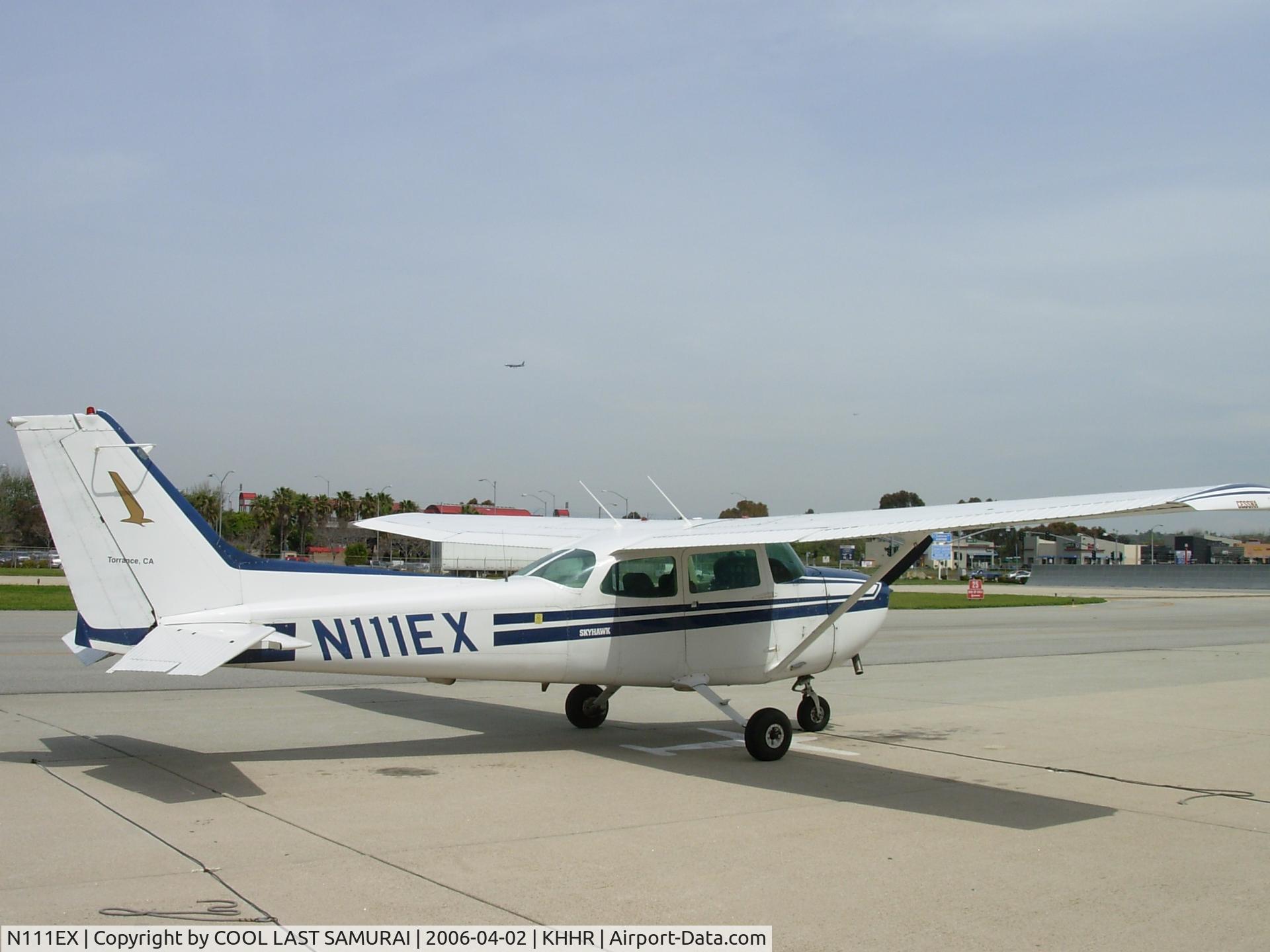 N111EX, 1981 Cessna 172P C/N 17275024, N111EX at KHHR Transient Parking