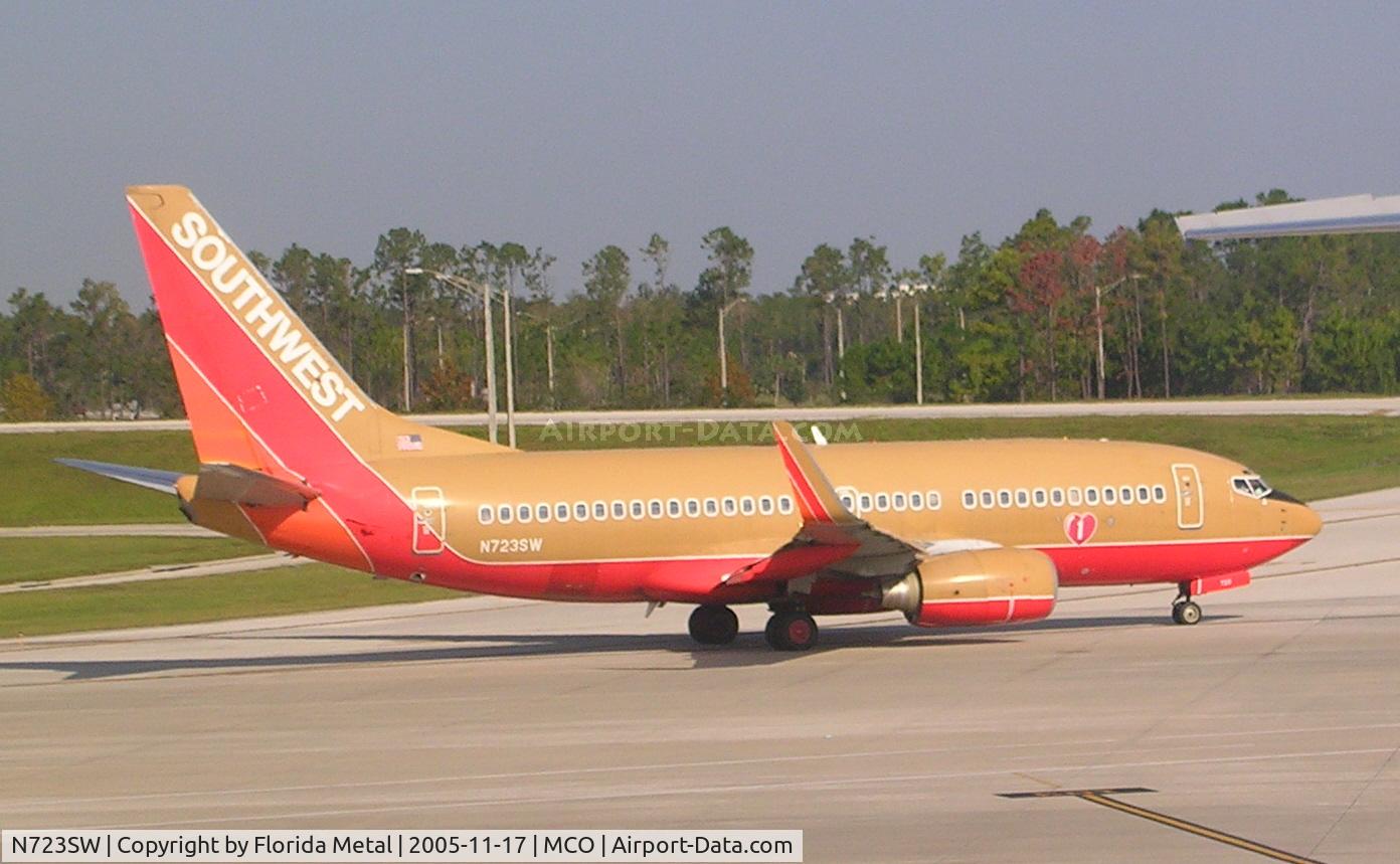 N723SW, 1999 Boeing 737-7H4 C/N 27855, old colors