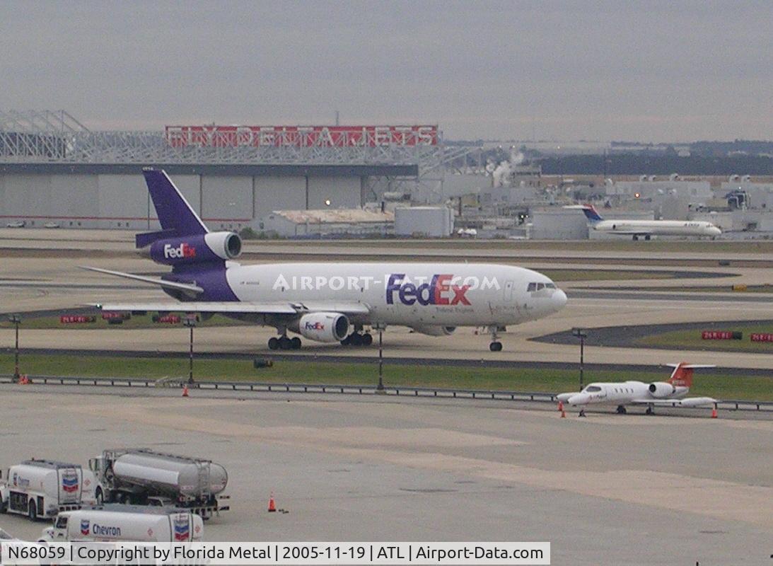N68059, 1972 McDonnell Douglas MD-10-10F C/N 46907, Fed Ex
