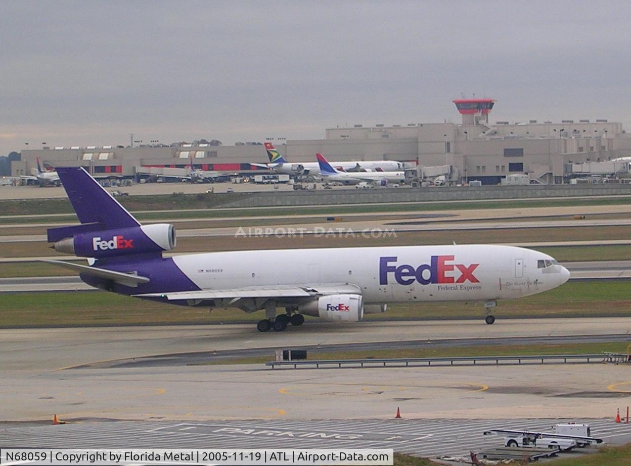 N68059, 1972 McDonnell Douglas MD-10-10F C/N 46907, Fed Ex