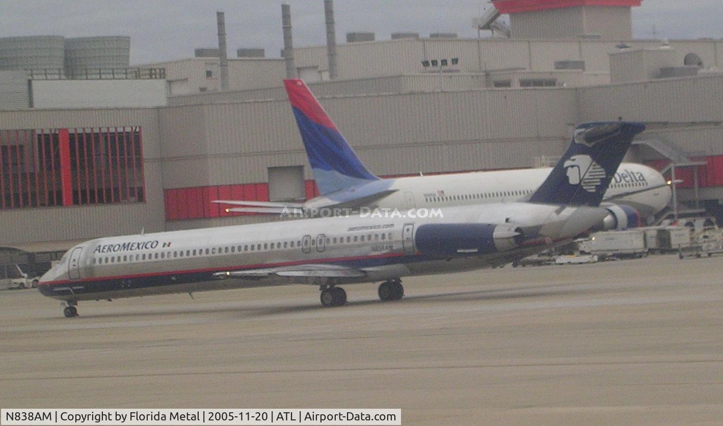 N838AM, 1986 McDonnell Douglas MD-83 (DC-9-83) C/N 49397, Aero Mexico