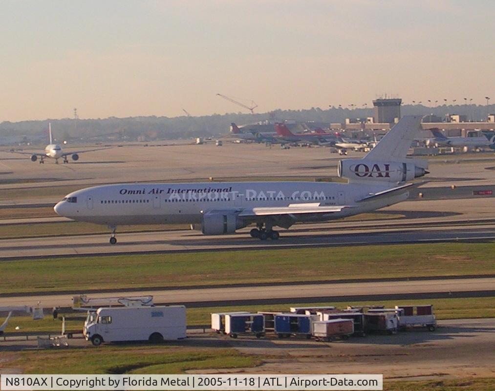 N810AX, 1986 McDonnell Douglas DC-10-30 C/N 48265, Omni air