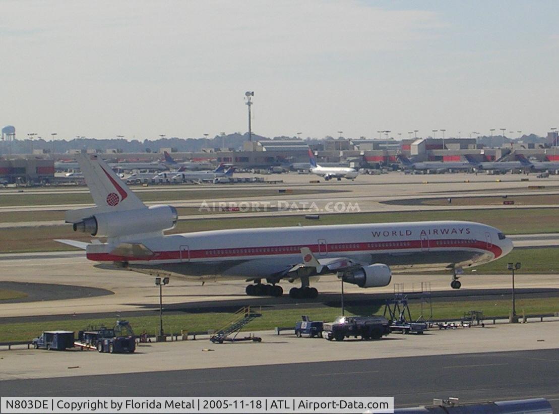 N803DE, 1991 McDonnell Douglas MD-11 C/N 48474, Retro