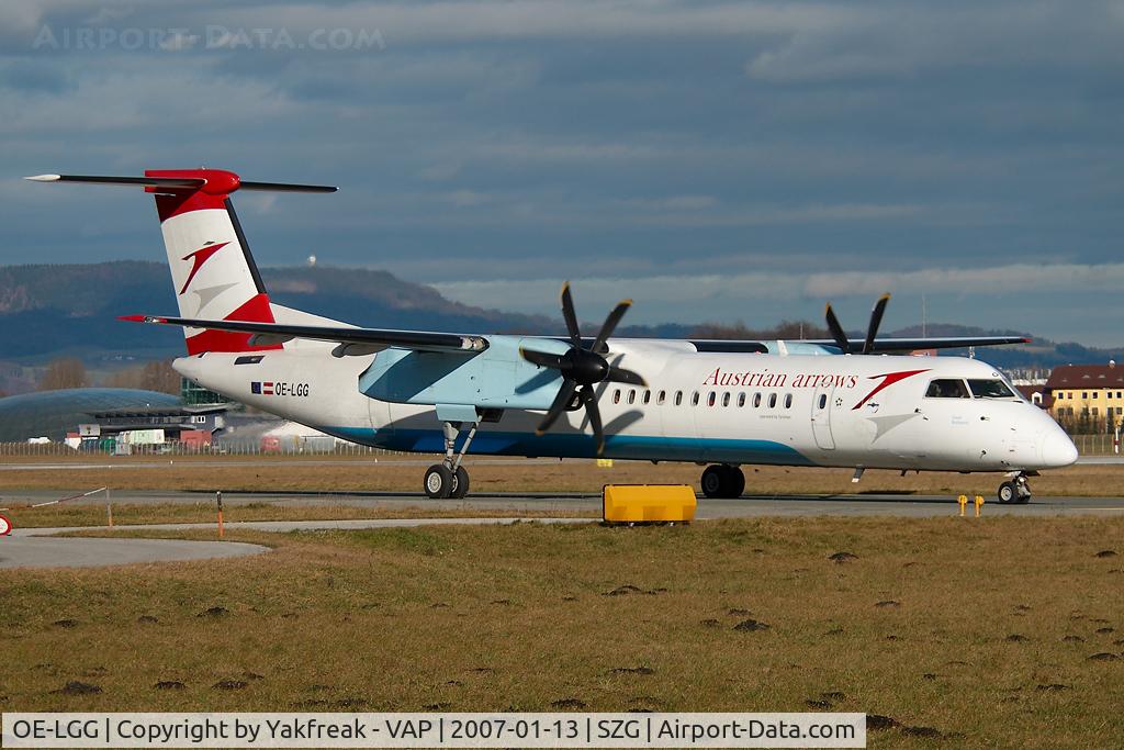 OE-LGG, 2002 De Havilland Canada DHC-8-402Q Dash 8 C/N 4074, Austrian Arrows Dash 8-400