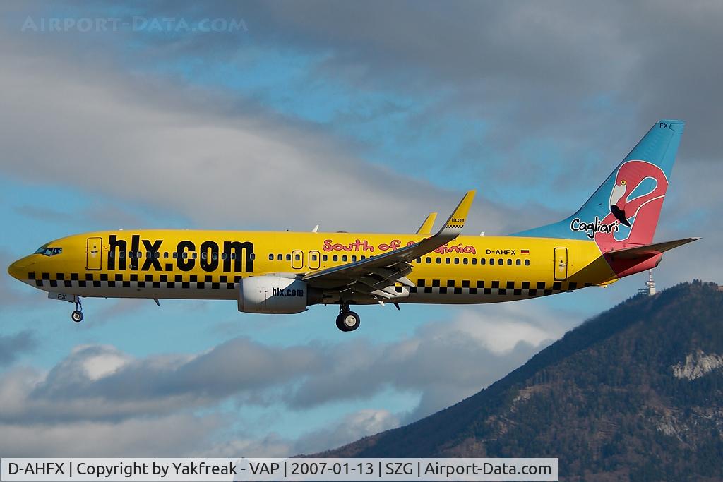 D-AHFX, 2001 Boeing 737-8K5 C/N 30416, HLX Boeing 737-800 in special colors