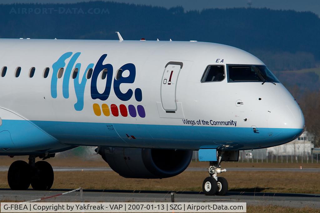 G-FBEA, 2006 Embraer 195LR (ERJ-190-200LR) C/N 19000029, Fly BE Embraer 195