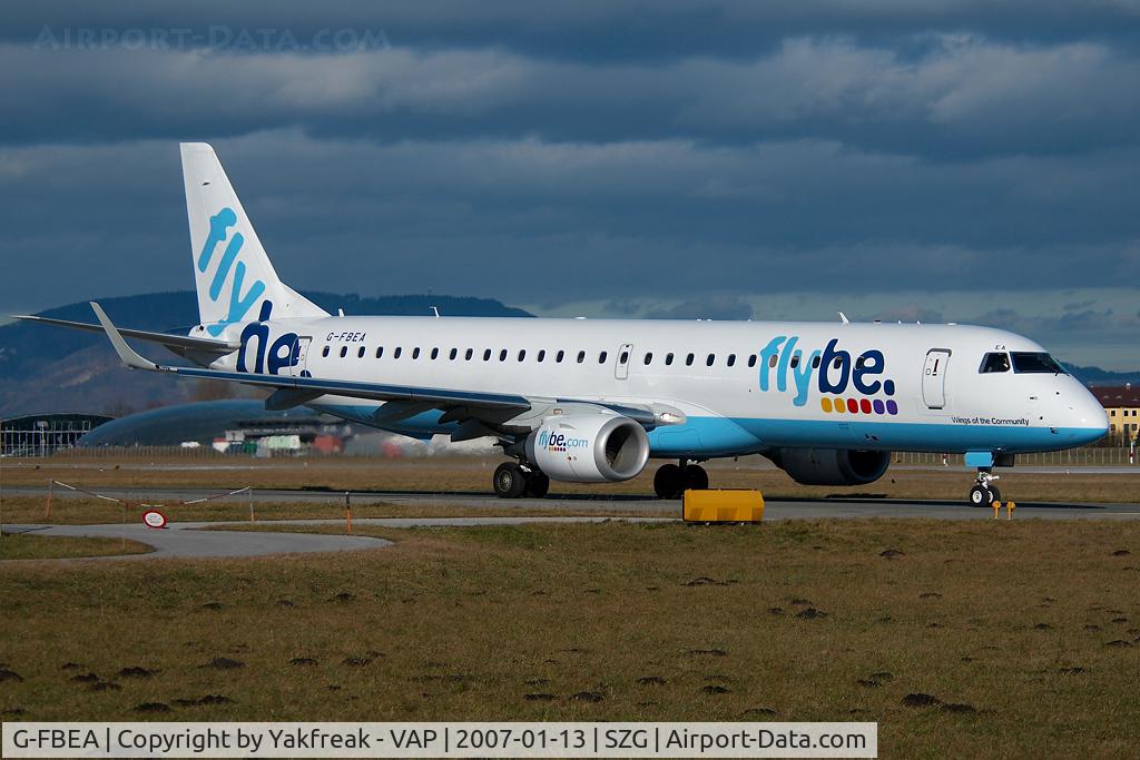 G-FBEA, 2006 Embraer 195LR (ERJ-190-200LR) C/N 19000029, Fly BE Embraer 195