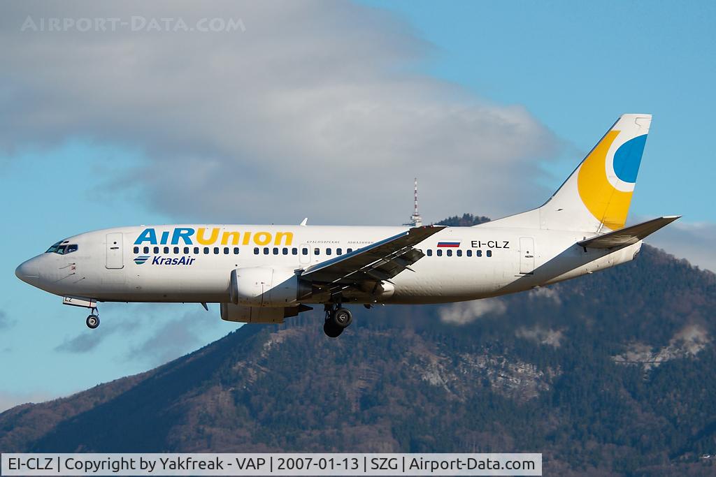 EI-CLZ, Boeing 737-3Y0 C/N 25179/2205, Kras Air Air Union Boeing 737-300