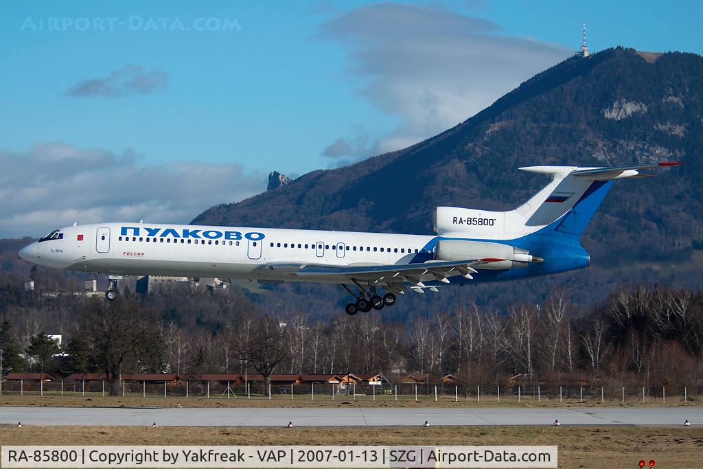 RA-85800, 1994 Tupolev Tu-154M C/N 94A984, Pulkovo AIrlines Tupolev 154