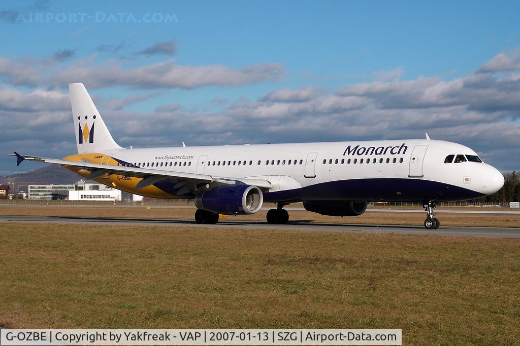 G-OZBE, 2002 Airbus A321-231 C/N 1707, Monarch Airbus 321