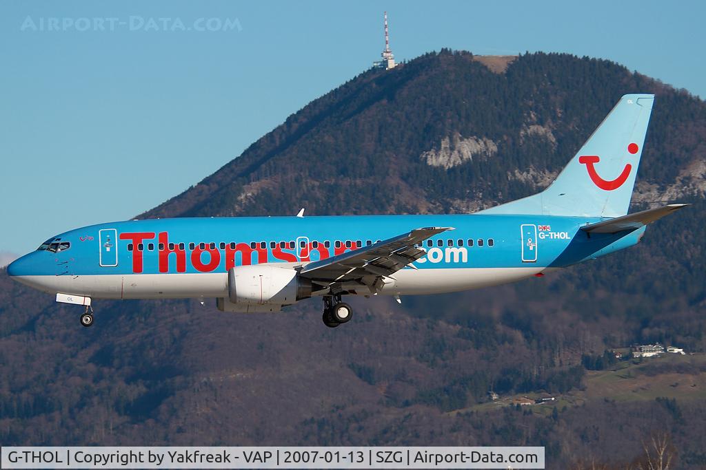 G-THOL, 1999 Boeing 737-36N C/N 28594, Thomsonfly Boeing 737-300