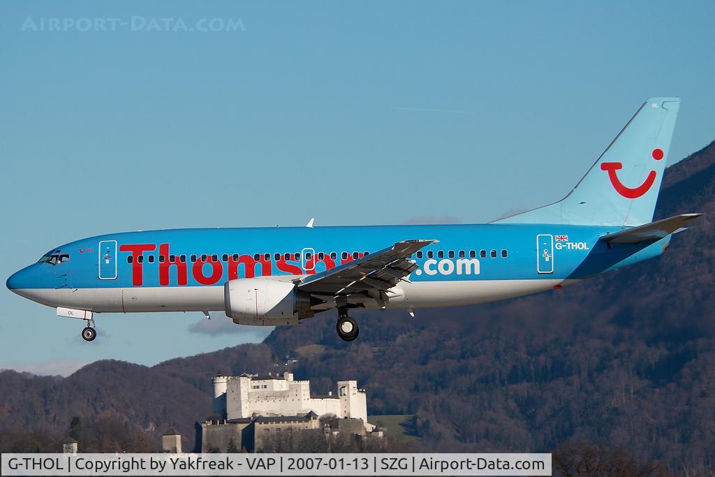 G-THOL, 1999 Boeing 737-36N C/N 28594, Thomsonfly Boeing 737-300