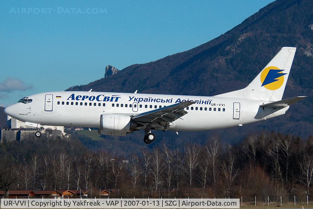 UR-VVI, 1990 Boeing 737-33A C/N 24461, Aerosvit Boeing 737-300