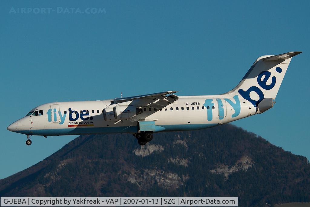 G-JEBA, 1990 British Aerospace BAe.146-300 C/N E3181, Fly BE Bae146