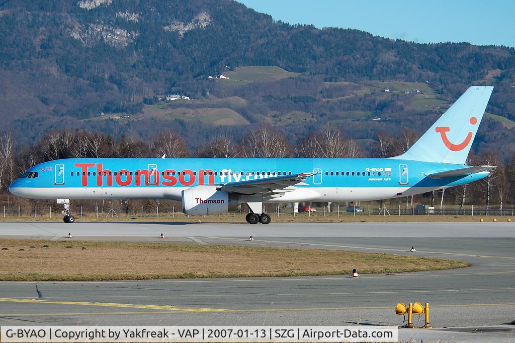 G-BYAO, 1994 Boeing 757-204 C/N 27235, Thomsonfly Boeing 757-200
