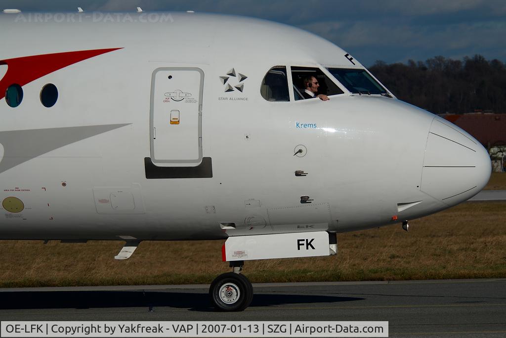 OE-LFK, 1995 Fokker 70 (F-28-0070) C/N 11555, Austrian Arrows Fokker 70