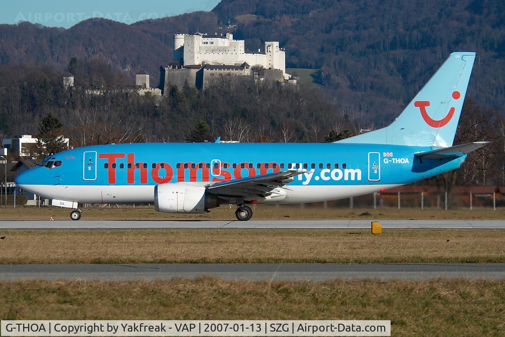 G-THOA, 1990 Boeing 737-5L9 C/N 24859, Thomsonfly Boeing 737-500