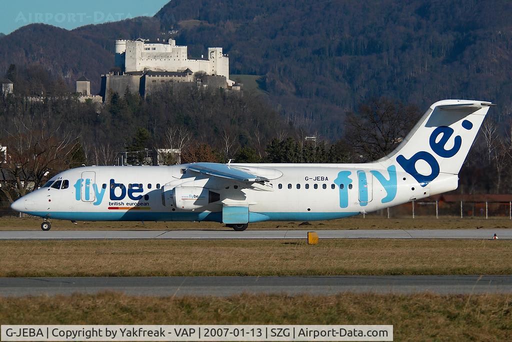 G-JEBA, 1990 British Aerospace BAe.146-300 C/N E3181, Fly BE Bae146