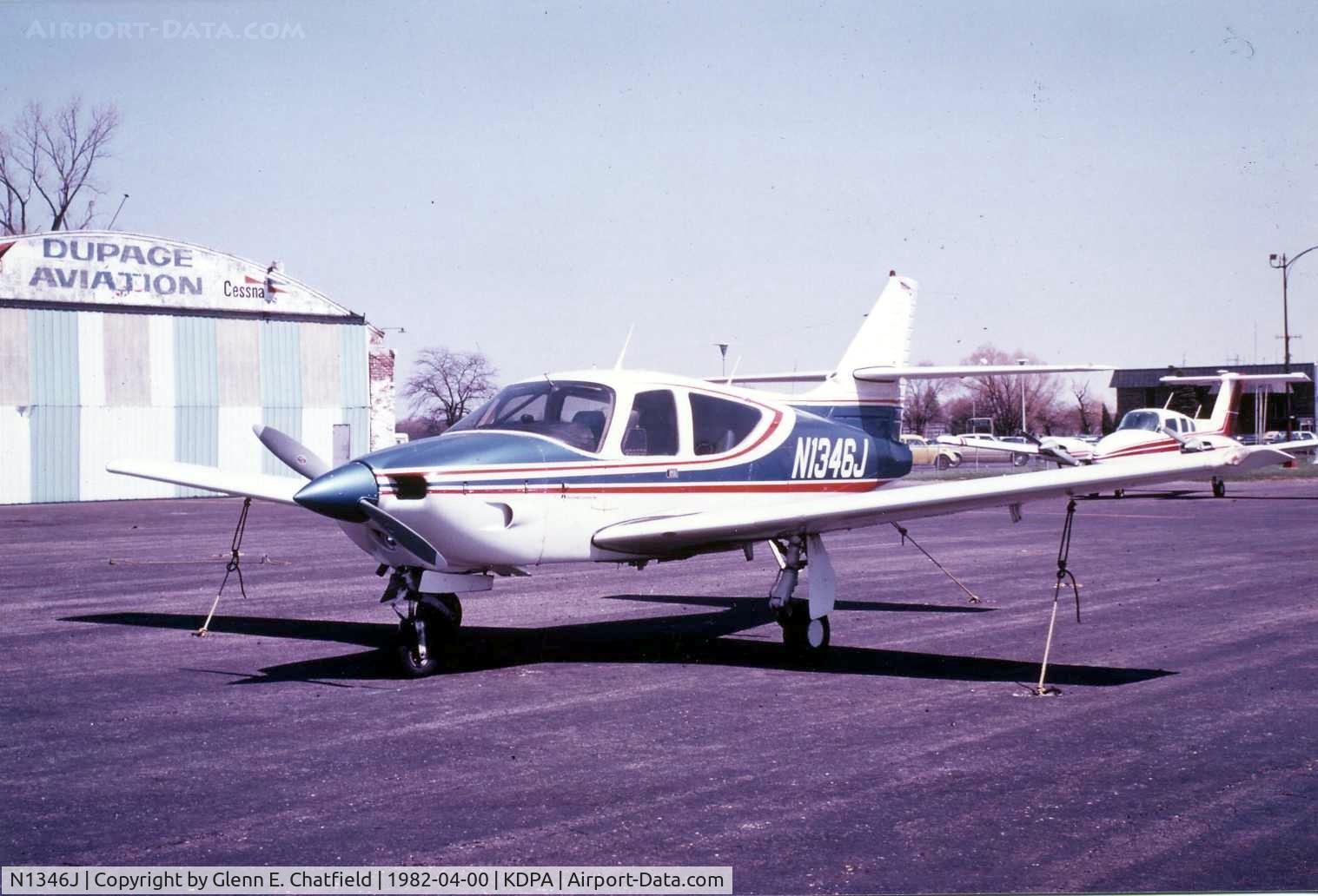 N1346J, 1975 Rockwell International 112A Commander C/N 346, Photo taken for aircraft recognition training
