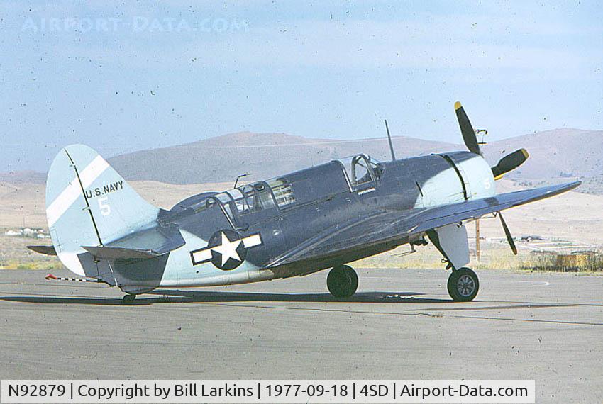 N92879, 1944 Curtiss SB2C-5 Helldiver C/N 83725, Confederate Air Force in 1977