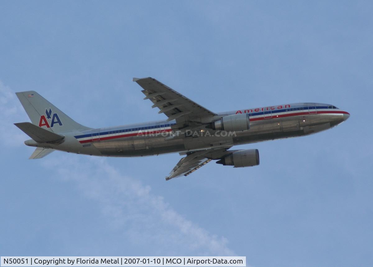 N50051, 1988 Airbus A300B4-605R C/N 459, American A300
