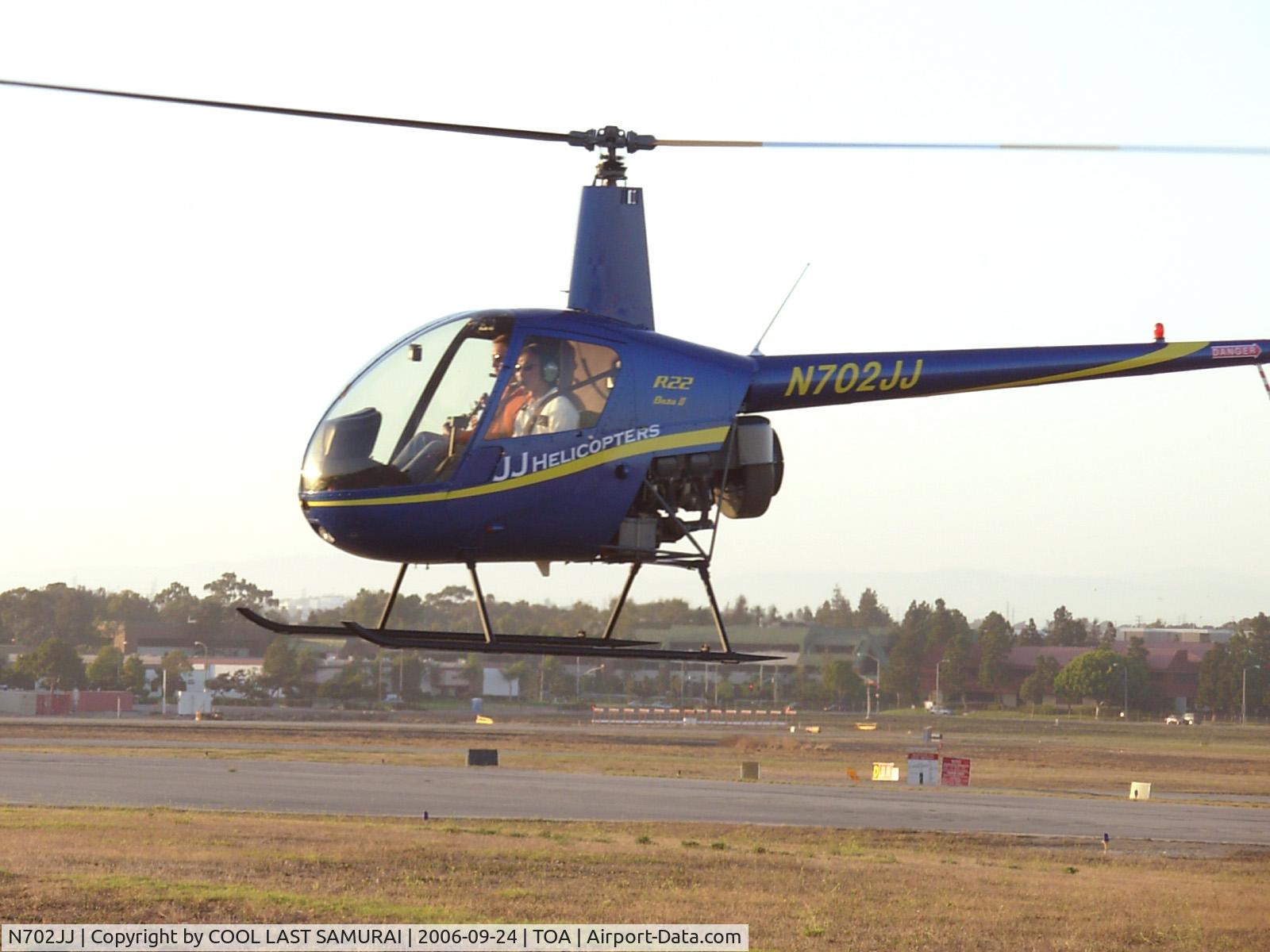 N702JJ, 2005 Robinson R22 BETA C/N 3791, N702JJ at KTOA