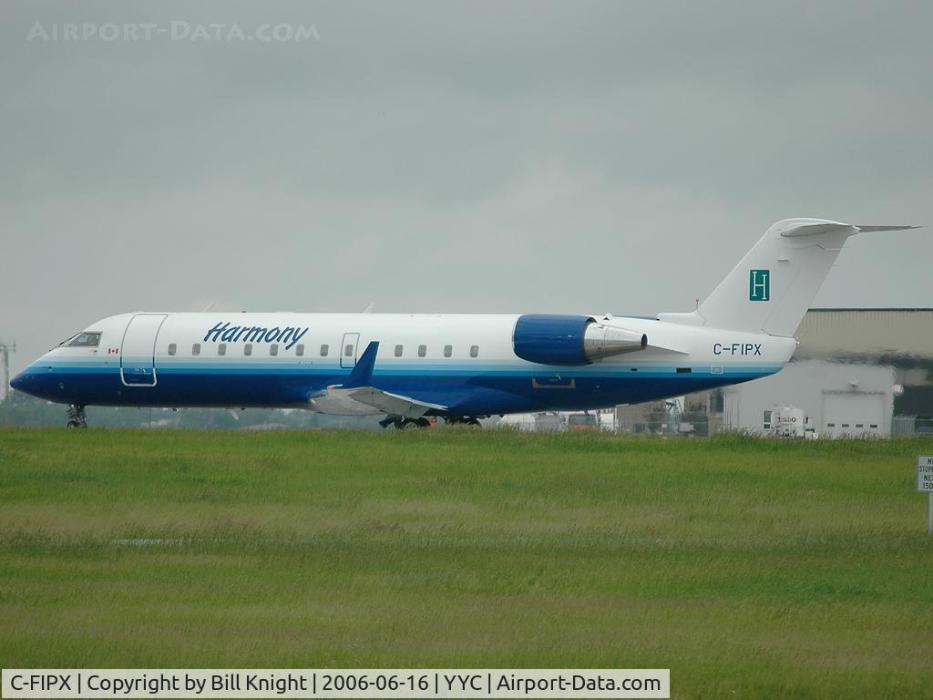 C-FIPX, 1994 Canadair CRJ-100LR (CL-600-2B19) C/N 7036, Voyaguer Air - short lived connection with Harmony between Calgary and Vancouver