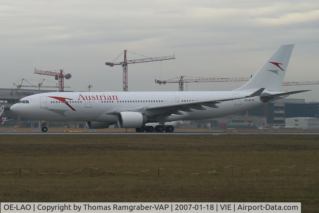 OE-LAO, 2000 Airbus A330-223 C/N 181, Austrian Airbus A330-200