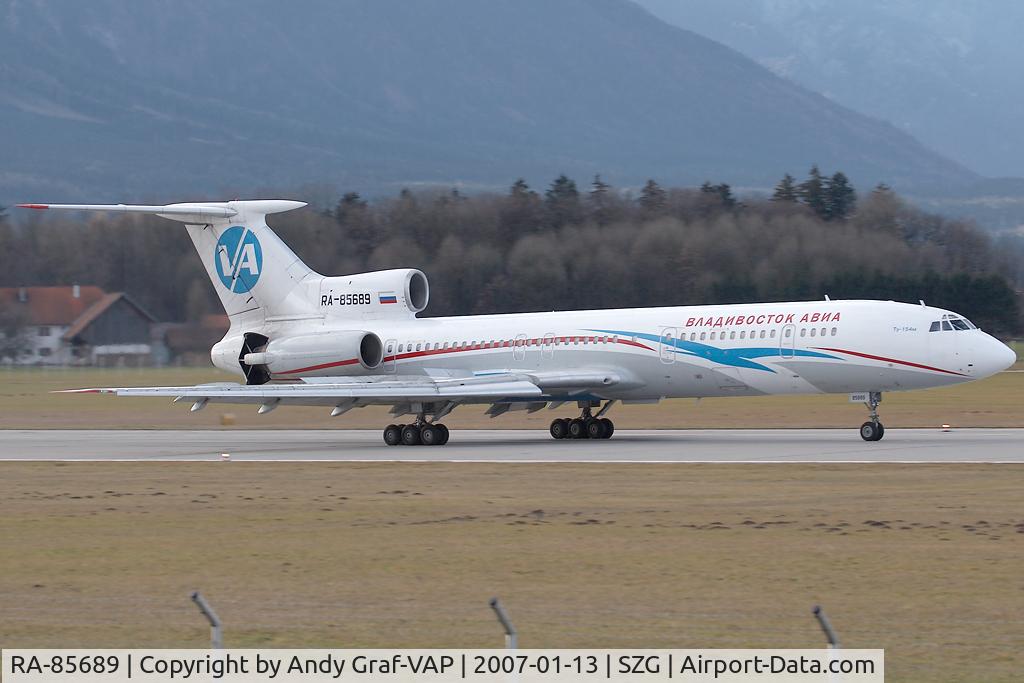 RA-85689, 1990 Tupolev Tu-154M C/N 90A860, Vladivostok Avia Tu154M