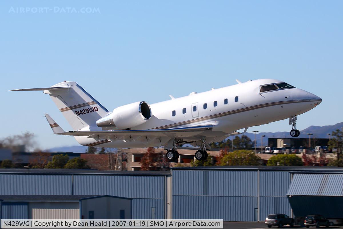 N429WG, 1987 Canadair Challenger 601-3A (CL-600-2B16) C/N 5010, Canadair Challenger 604 N429WG departing RWY 3 enroute to San Diego Int'l (KSAN).
