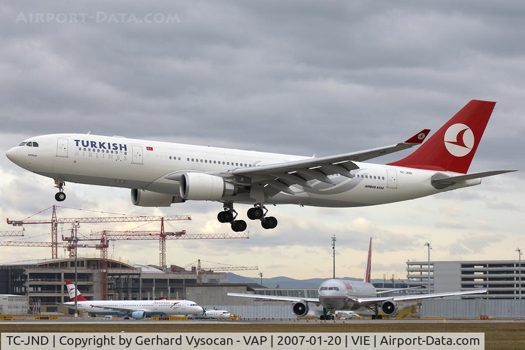 TC-JND, 2006 Airbus A330-203 C/N 754, heavy instead daily B738