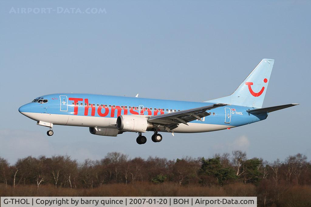 G-THOL, 1999 Boeing 737-36N C/N 28594, THOMSONFLY 737