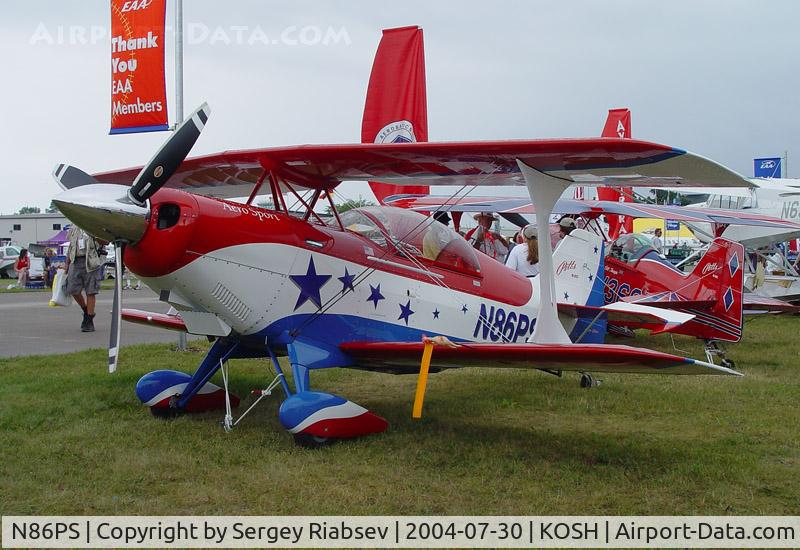 N86PS, 2004 Aviat Pitts S-2C Special C/N 6063, EAA AirVenture 2004