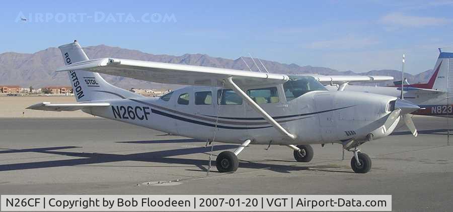 N26CF, 1975 Cessna T207 C/N 20700306, 1975 Cessna T206 at North Las Vegas