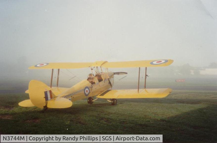 N3744M, De Havilland DH-82A Tiger Moth II Tiger Moth II C/N 86515, 