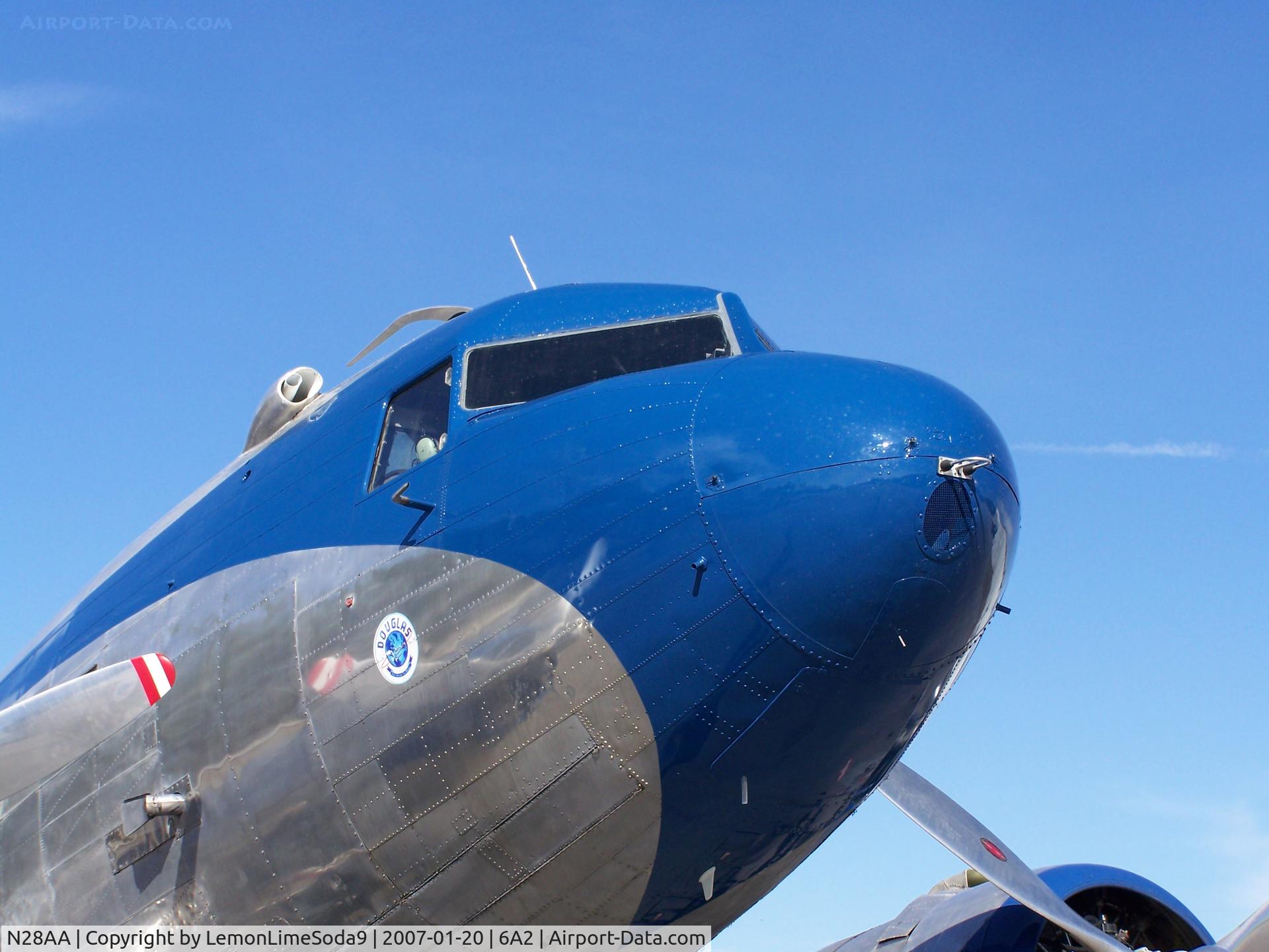 N28AA, 1940 Douglas DC-3A C/N 2239, This was taken during a quick stop to the Griffin Spalding Airport.