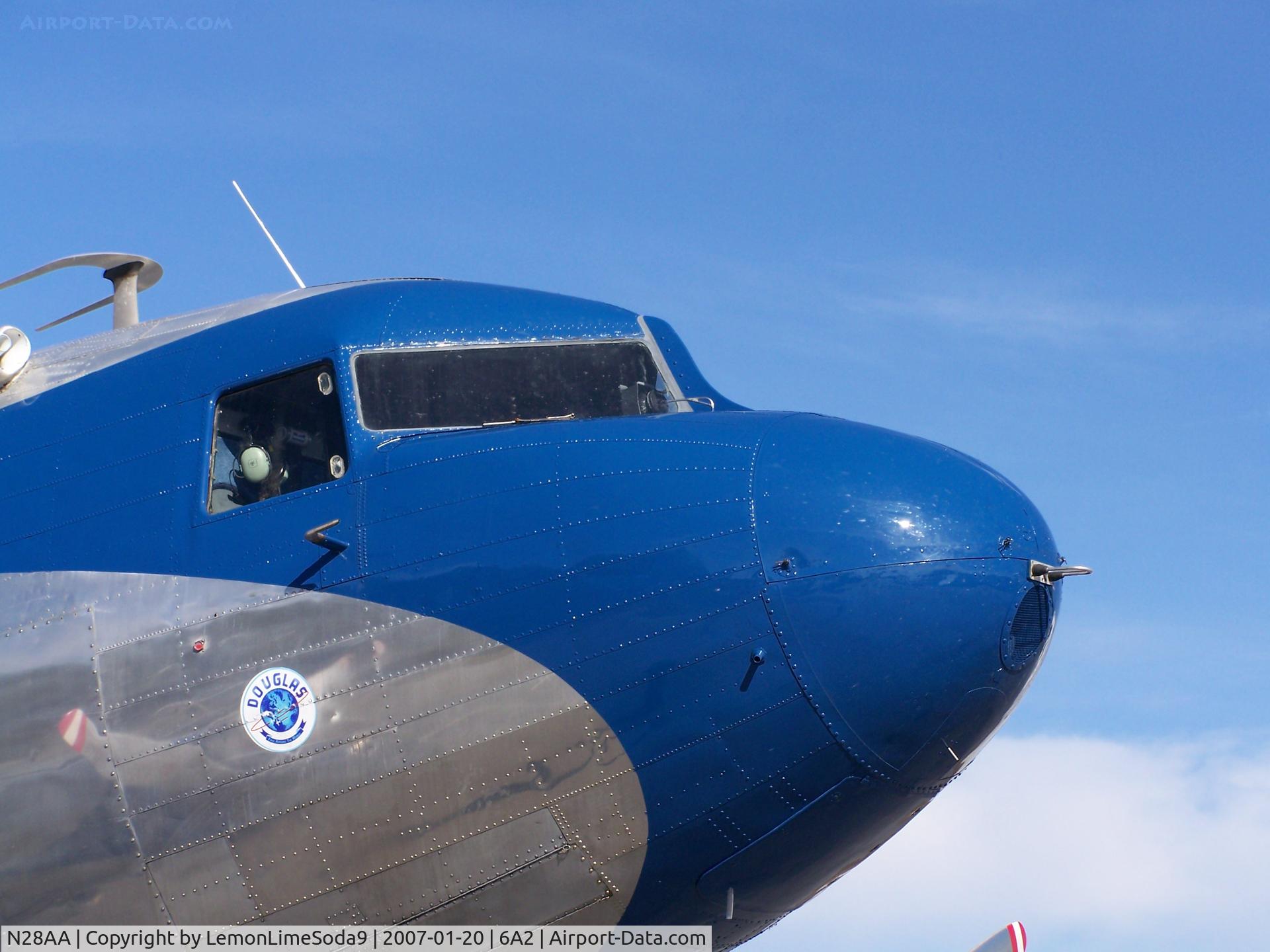 N28AA, 1940 Douglas DC-3A C/N 2239, This was taken during a quick stop to the Griffin Spalding Airport.