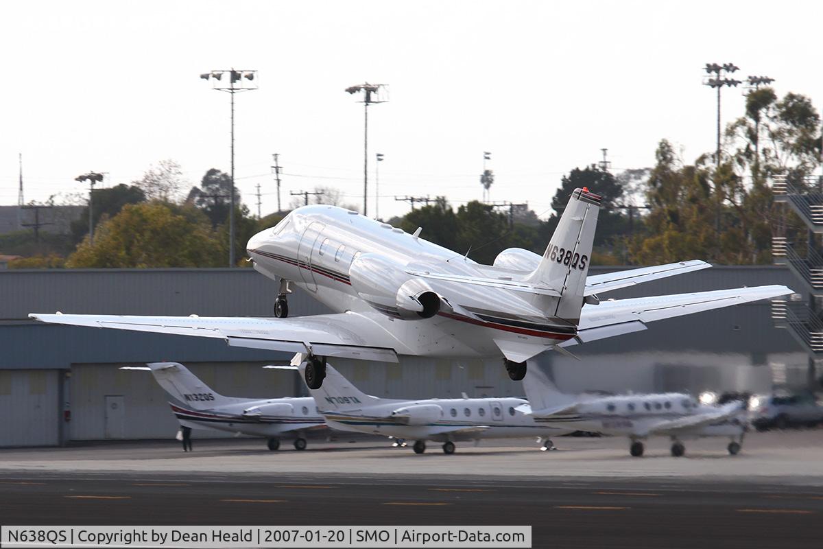 N638QS, 2004 Cessna 560XL C/N 560-5363, NetJets Aviation N638QS (2004 Cessna 560XL Citation Excel) - FLT EJA638 - departing RWY 21 enroute to Monterey Peninsula (KMRY).