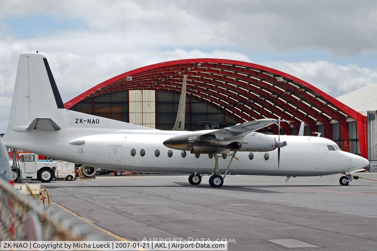 ZK-NAO, 1968 Fokker F-27-500 Friendship C/N 10364, At Auckland