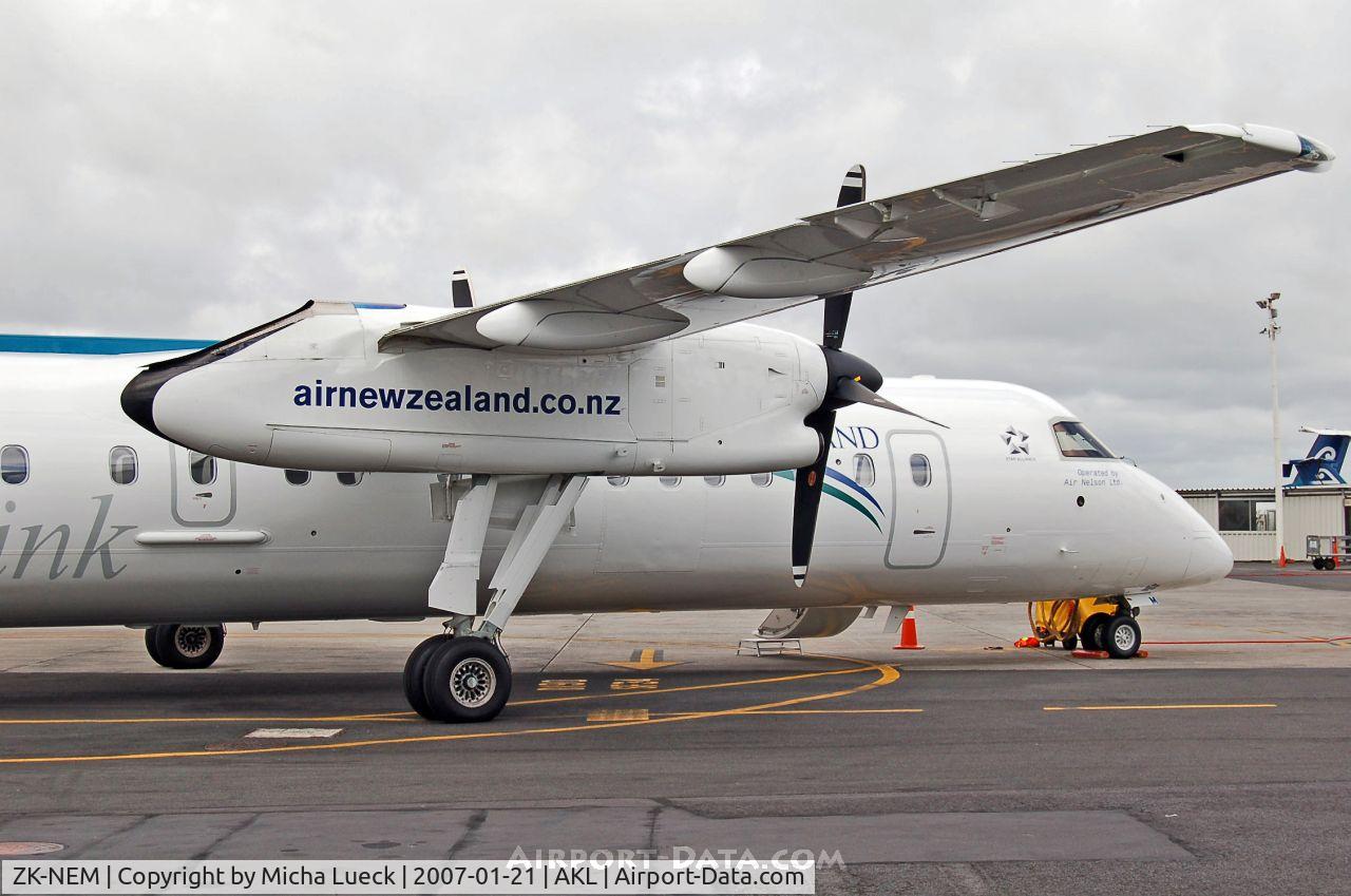 ZK-NEM, 2006 De Havilland Canada DHC-8-311 Dash 8 C/N 630, At Auckland's domestic terminal