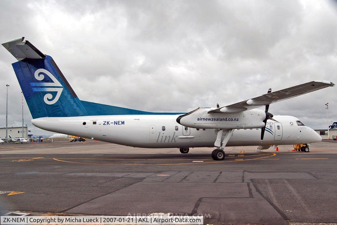ZK-NEM, 2006 De Havilland Canada DHC-8-311 Dash 8 C/N 630, At Auckland's domestic terminal