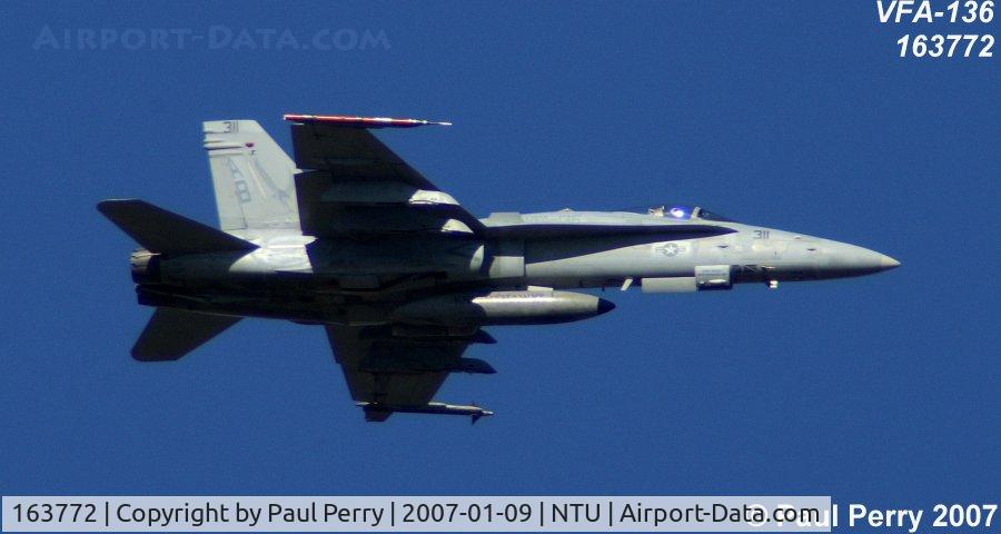 163772, 1989 McDonnell Douglas F/A-18C Hornet C/N 0852, Hawk Three One One dropping her gear