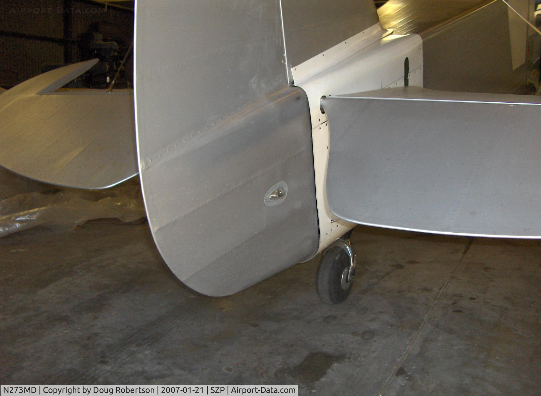 N273MD, 2008 Dickenson Howard DGA-21 (Replicate) C/N 001, Dickenson Howard DGA-21, position light-one each side