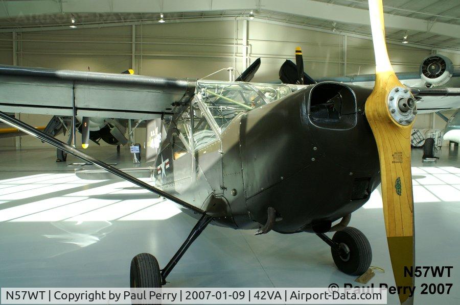 N57WT, Stinson L-5E Sentinel C/N 3786, Up close with the L-5