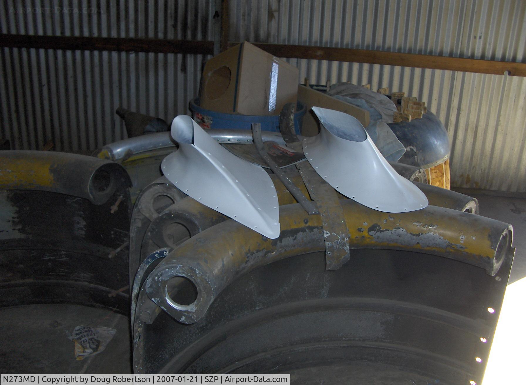 N273MD, 2008 Dickenson Howard DGA-21 (Replicate) C/N 001, Dickenson Howard DGA-21, fabricated fairings