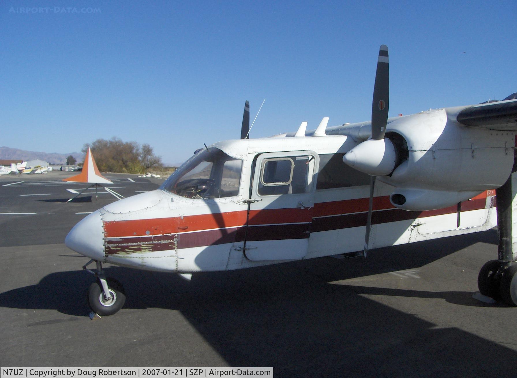 N7UZ, 1971 Britten-Norman BN-2A-27 Islander C/N C/N 0183, Britten-Norman BN-2A-27 ISLANDER, two Lycoming O-540-E4C5 260 Hp
