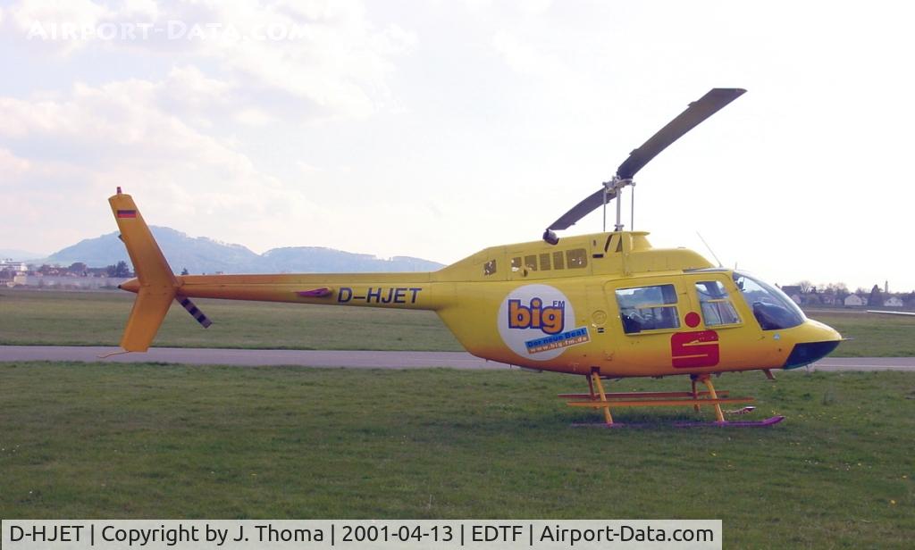 D-HJET, Bell 206B-3 JetRanger III C/N 3777, Bell 206B-3 Jet Ranger III